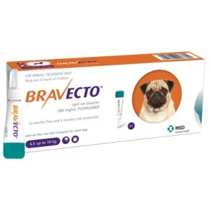 Bravecto Spot-On Small Dogs 9.9-22lbs Exp Feb 2027